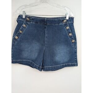 J. McLaughlin Women's Shorts NWT Dominca dark wash sz 10
